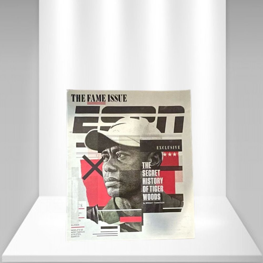 ESPN Magazine The Fame Issue Tiger Woods Cover May 2016 with Kobe Bryant Story